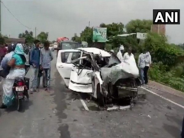 visuals from the accident on July 28, in which the Unnao rape survivor and her lawyer were critically injured. (File photo)