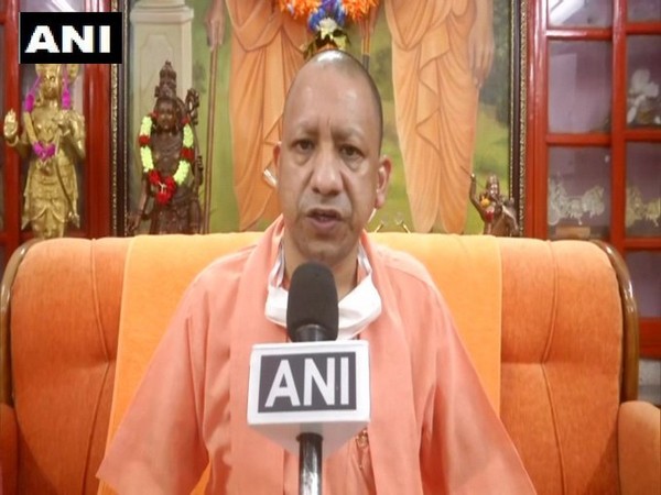 Uttar Pradesh Chief Minister Yogi Adityanath speaking to ANI on Sunday. Photo/ANI
