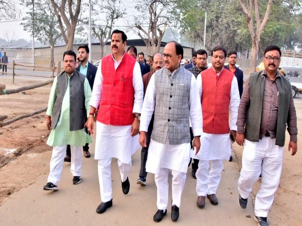 UP Ministers inspected venue in Prayagraj ahead of Prime Minister Narendra Modi's visit