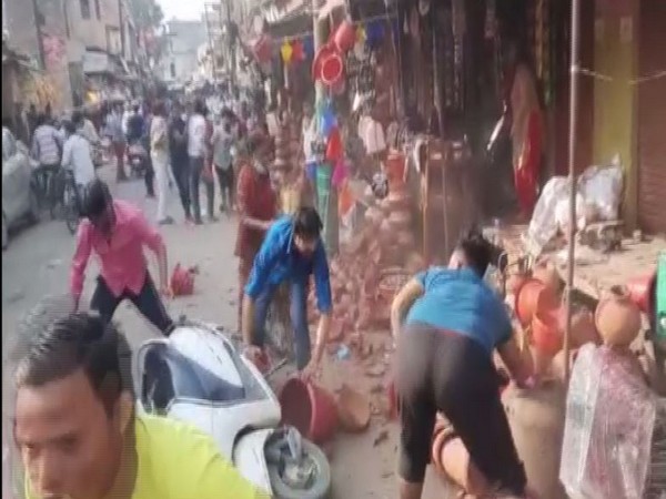 Three UP brothers booked after video of them indulging in scuffle went viral. Photo/ANI