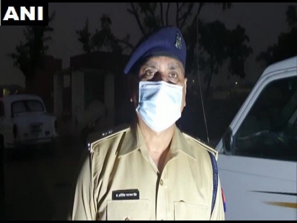 Superintendent of Police, Akhilesh Narayan Singh speaking to reporters. Photo/ANI