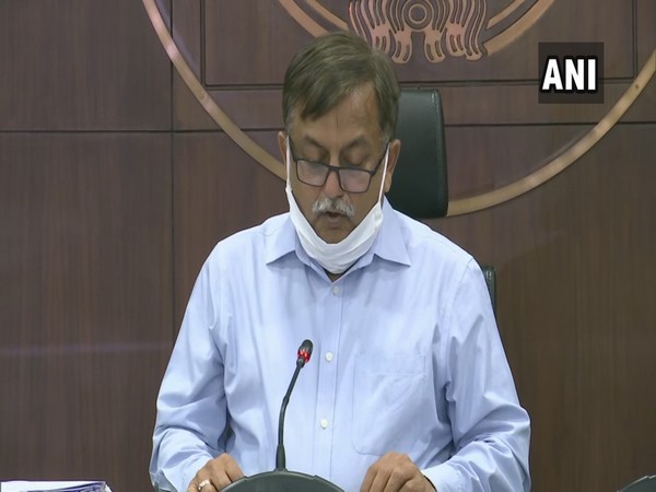 Awanish K Awasthi, Additional Chief Secretary, Home addressing a press conference in Lucknow on Saturday. Photo/ANI