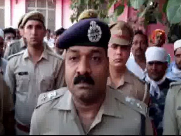 Bulandshahr SSP N Kolanchi while speaking to media persons in Bulandshahr, Uttar Pradesh on Saturday. Photo/ANI