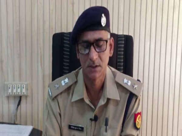 Jaunpur Superintendent of Police VK Mishra while speaking to ANI on Sunday. Photo/ANI