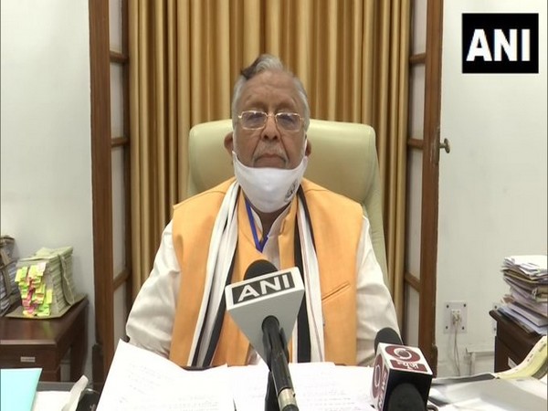 Uttar Pradesh Minister SK Khanna speaking to ANI on Saturday. Photo/ANI