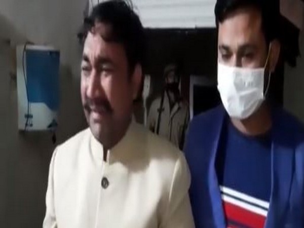 Arshad Rana allegedly crying in police station. (ANI/photo)
