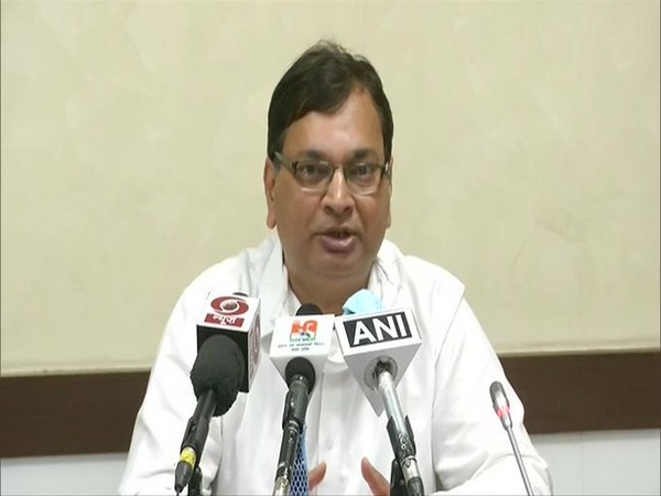 Uttar Pradesh Principal Secretary (Health) Amit Mohan Prasad speaking to media on Tuesday. Photo/ANI