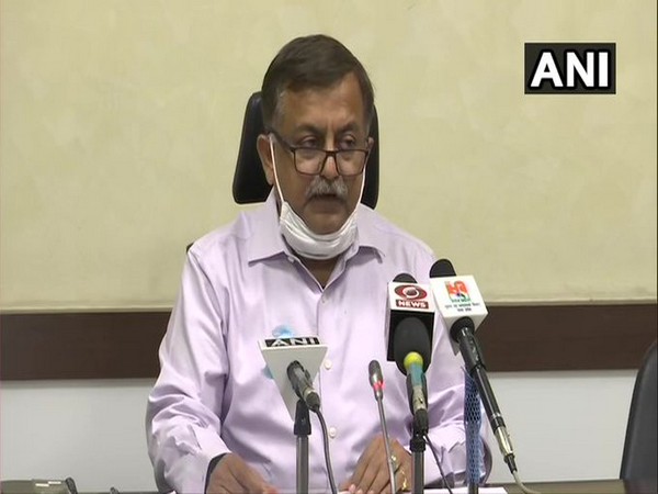 Uttar Pradesh Additional Chief Secretary (Home), Awanish Awasthi during the press conference on Monday. Photo/ANI