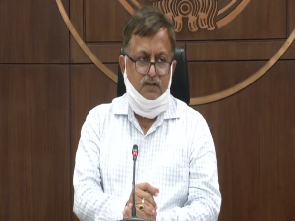 UP Additional Chief Secretary Awanish K Awasthi speaking at a press conference on Tuesday. Photo/ANI