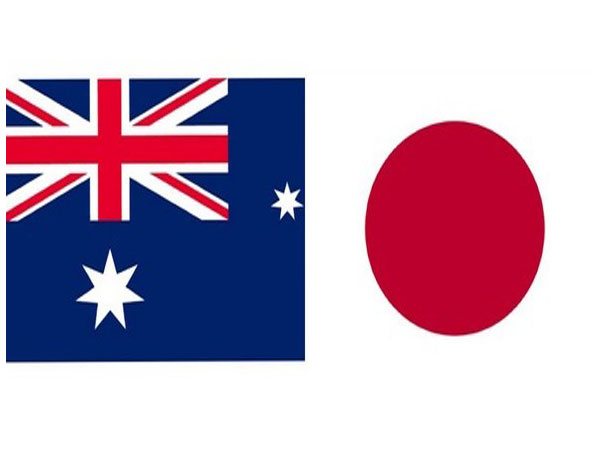 Australia and Japan flags