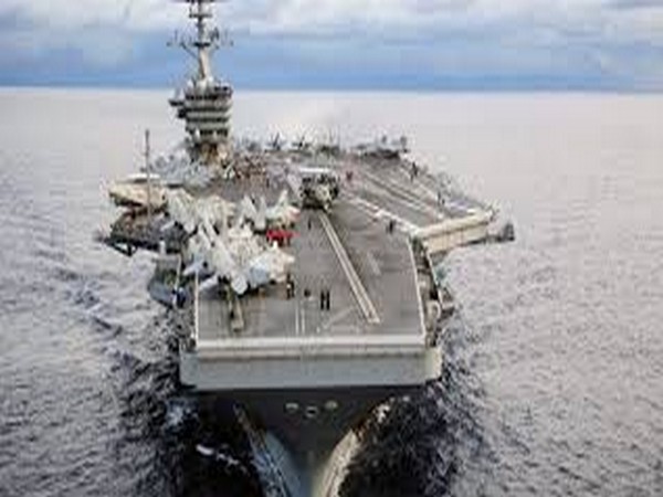 US Theodore Roosevelt aircraft carrier (File pic)