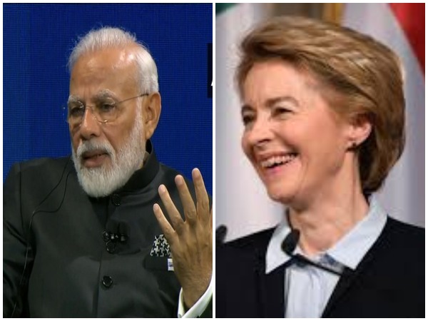 PM Narendra Modi and European Commission President Ursula von der Leyen
