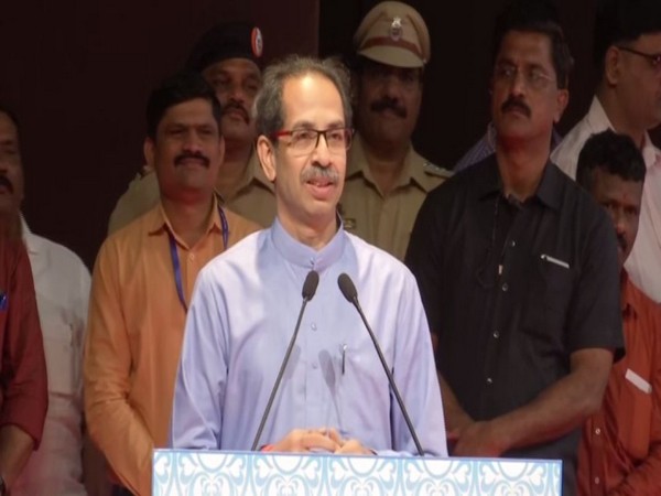 Maharashtra Chief Minister Uddhav Thackeray speaking at an event in Mumbai on Monday. Photo/ANI