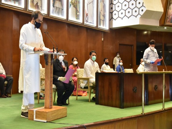 Maharashtra Chief Minister Uddhav Thackeray takes oath as a Member of the Legislative Council