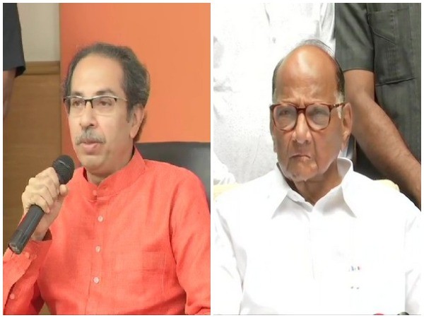 Shiv Sena chief Uddhav Thackeray and Nationalist Congress Party (NCP) chief Sharad Pawar (File photo)