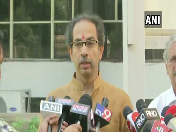 Maharashtra Chief Minister Uddhav Thackeray speaking to reporters in Mumbai on Tuesday.