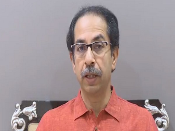 Maharashtra Chief Minister Uddhav Thackeray in a video conference on Sunday. Photo/ANI