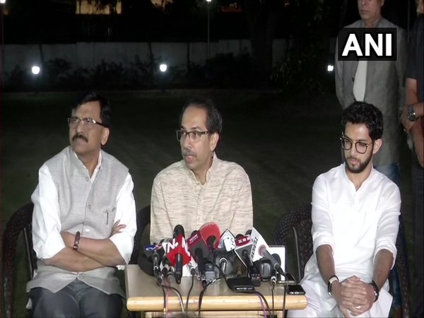 Maharashtra CM Uddhav Thackeray speaking at a press conference in New Delhi on Friday. Photo/ANI