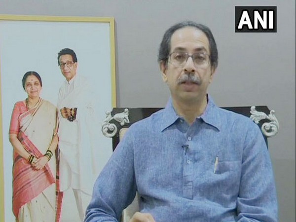Maharashtra Chief Minister Uddhav Thackeray addressing a video conference on Sunday. [Photo/ANI]