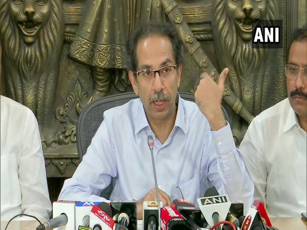 Maharashtra Chief Minister Uddhav Thackeray speaking to reporters on Wednesday. Photo/ANI