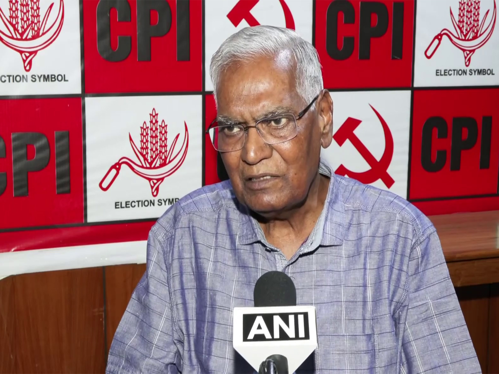 Communist Party of India (CPI) leader D Raja (Photo/ANI)