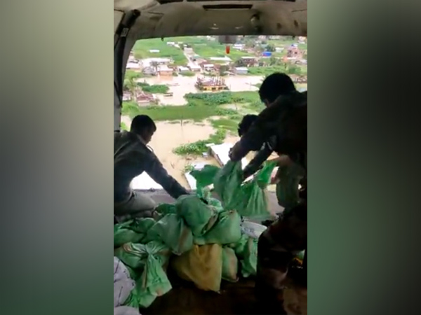 IAF dropping relief material in Assam and Meghalaya (Photo/Twitter@IAF_MCC)