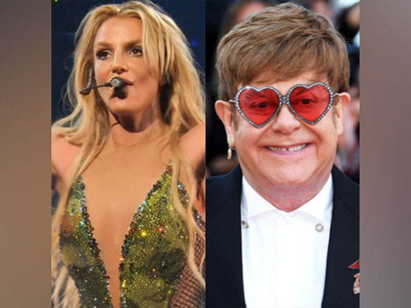 Britney Spears, Elton John (Image Source: Instagram)