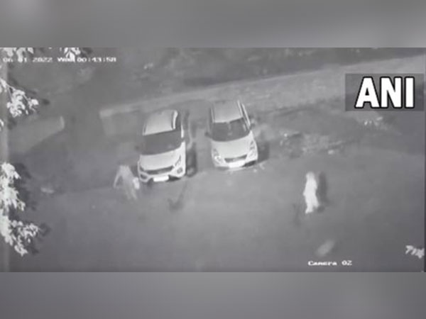Visuals of CCTV footage, confirmed by police (Photo/ANI)