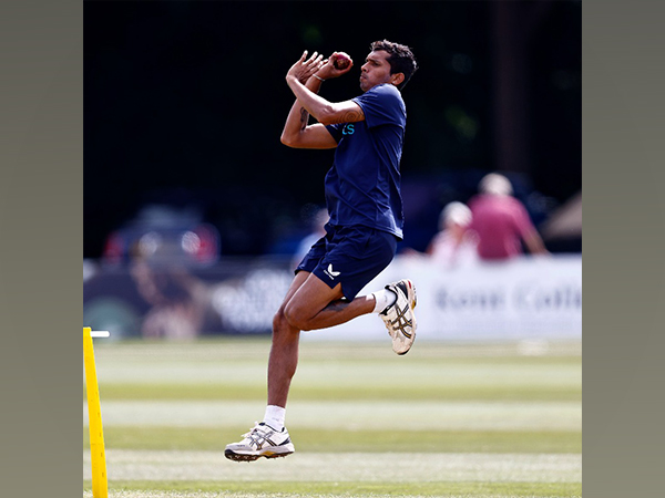 Navdeep Saini (Photo: Twitter/Kent Cricket)