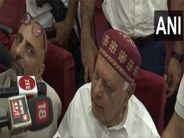 President of Jammu and Kashmir National Conference Farooq Abdullah (Photo/ANI)