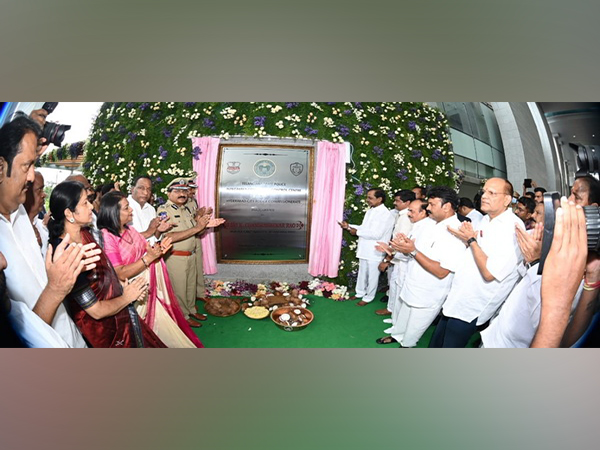 KCR inaugurates Police Integrated Command and Control Centre (Photo:Twitter/TRS Party)