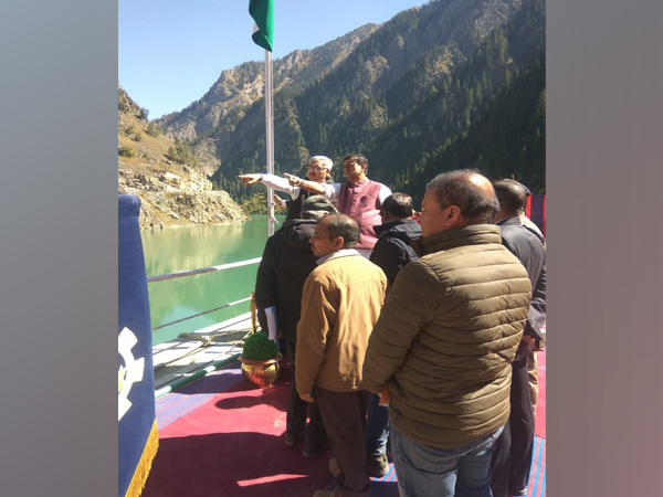 RK Singh pays inspection visit to NHPC Dulhasti power station, dam site of Kishanganga power station in J-K's Bandipora.