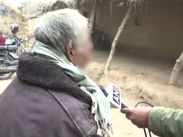 Unnao rape victim's father talking to ANI on Saturday. Photo/ANI