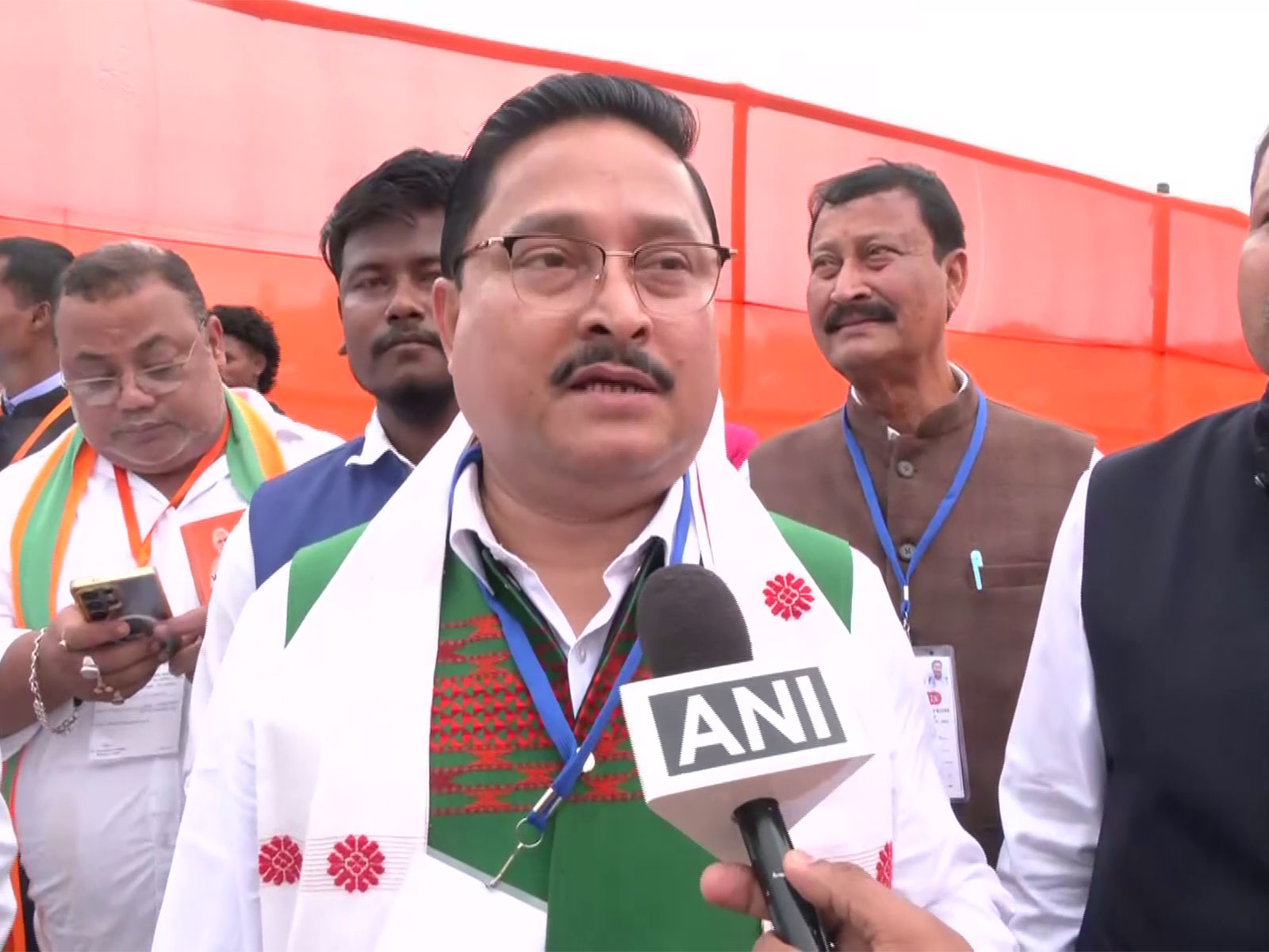 Assam Bharatiya Janata Party (BJP) President Dilip Saikia (Photo/ANI)