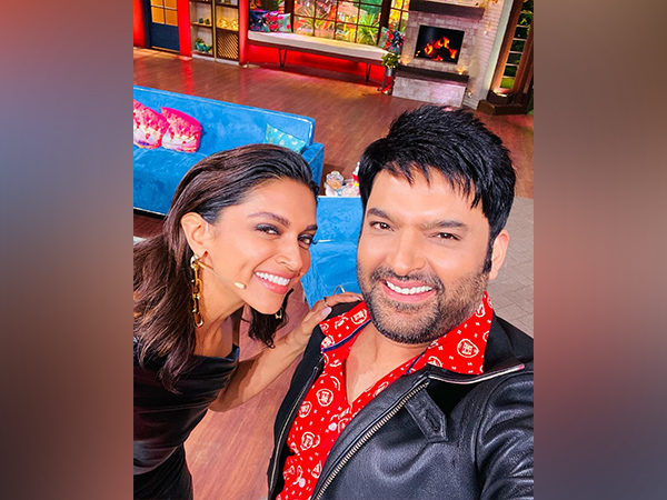 Kapil Sharma with Deepika Padukone (Image Source: Instagram)