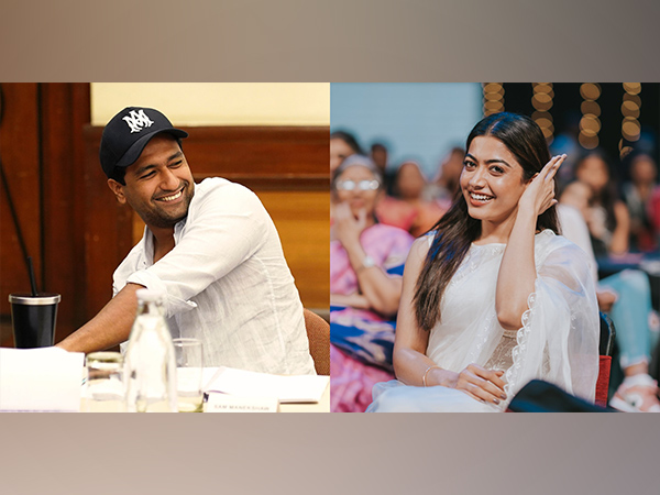 Vicky Kaushal and Rashmika Mandanna (Image source: Twitter)