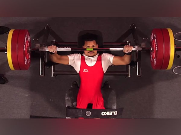 India's para powerlifter Paramjeet Kumar (Photo: Twitter/SAI Media)