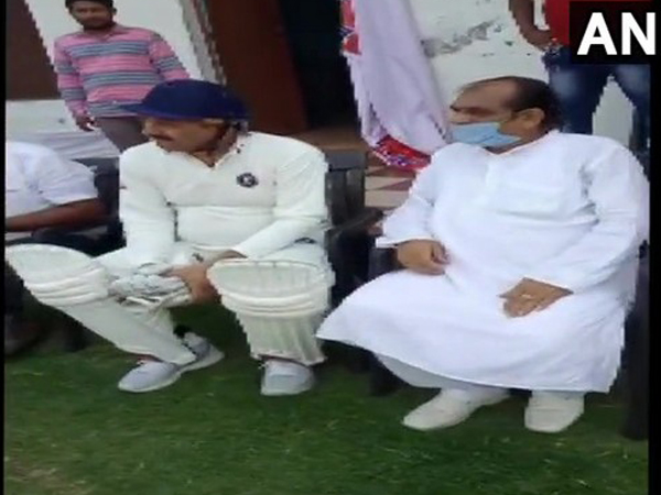 Bharatiya Janata Party (BJP) MP and Delhi BJP chief Manoj Tiwari at an academy in Sheikhpura of Sonipat district (Photo/ANI)