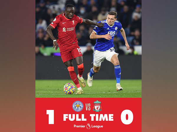 Leicester City defeat Liverpool (Photo/ Liverpool FC Twitter)