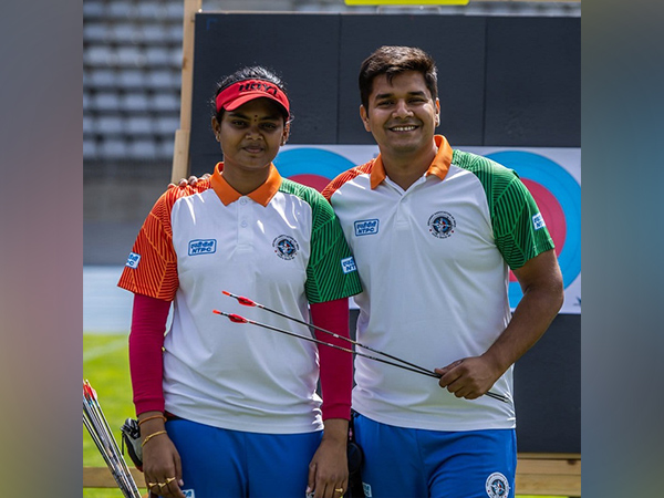 Abhishek Verma and Jyothi Surekha Vennam (Photo: SAI Media)
