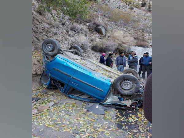 Visuals of the accident in Kinnaur district (Photo/ANI)