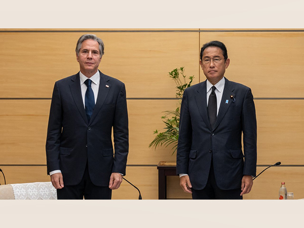 US State Secretary Antony Blinken with Japan Prime Minister Fumio Kishida (Image Credit: Twitter)