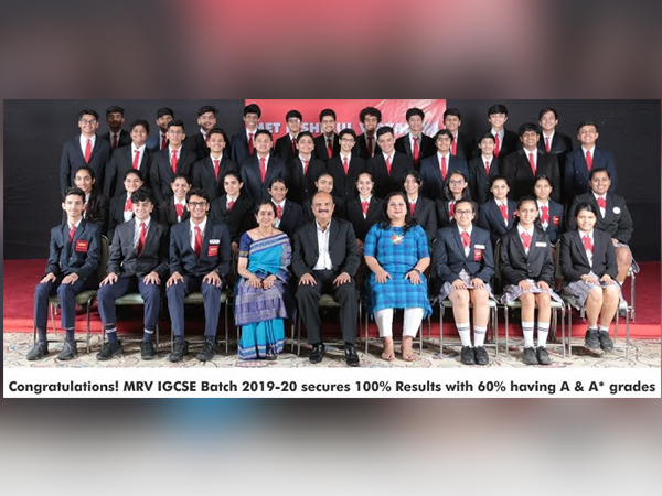  MRV IGCSE Batch 2019-20 secures 100 per cent Results