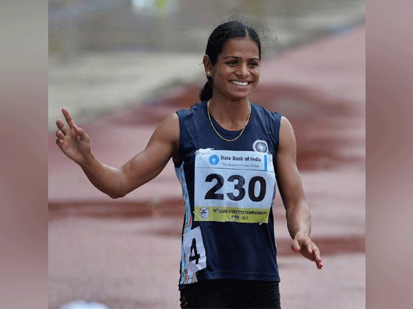 Indian sprinter Dutee Chand 