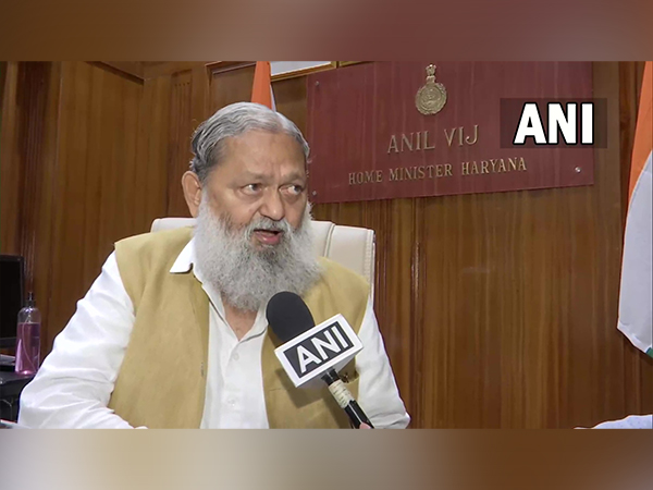 Haryana Home Minister Anil Vij (Photo:ANI)