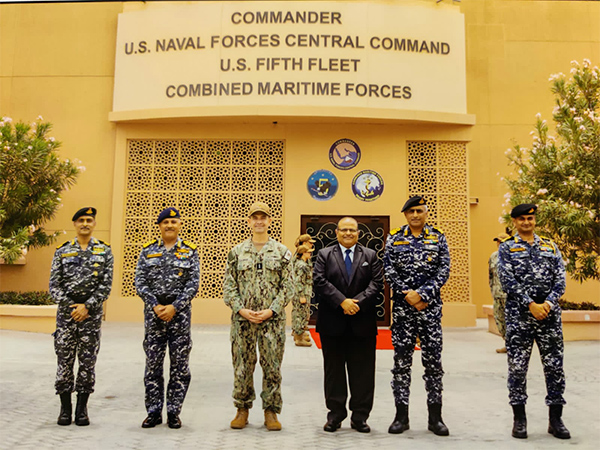 Deputy Chief of Naval Staff visits CMF headquarter in Bahrain (Image Credit: twitter/@indiannavy)