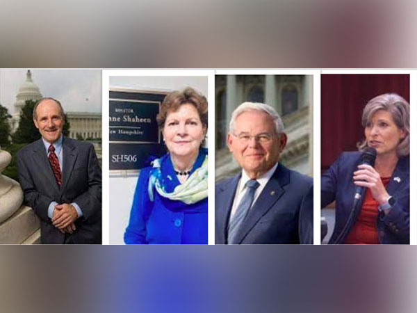 US Senators James E. Risch, Jeanne Shaheen, Robert Menendez and Joni K. Ernst (From left to right\\ source: Twitter)