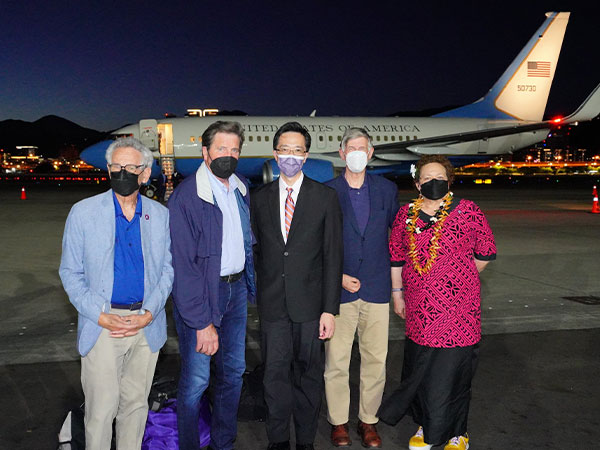 New US delegation visits Taiwan days after Pelosi trip enraged China (Photo Credit: Taiwan Foreign Ministry twitter)