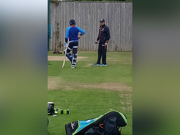 VVS Laxman with Indian team as coach (Image: ANI)