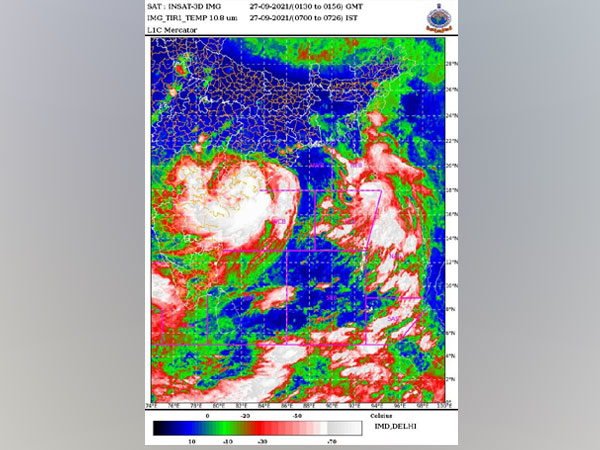 Cyclone Gulab is likely to move nearly westwards (Pic Credit: IMD Twitter)